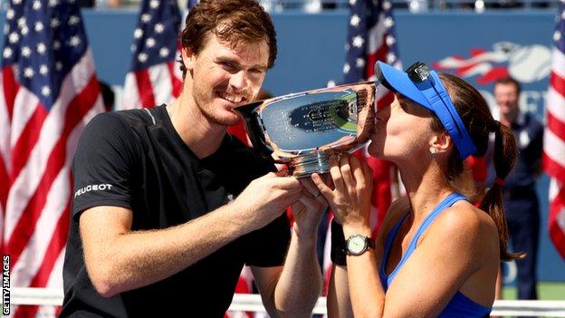 Andy Murray and Martina Hingis