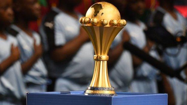 The Africa Cup of Nations trophy