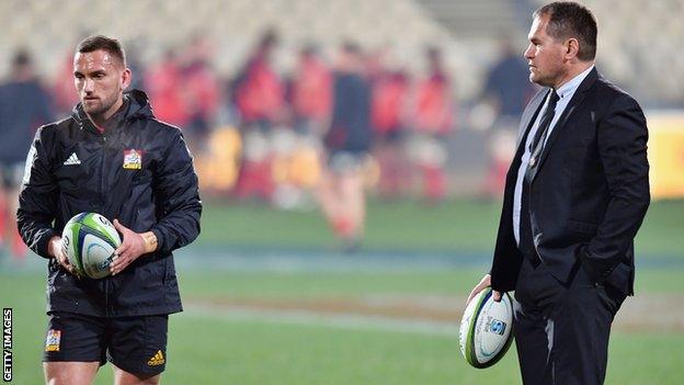 Aaron Cruden and Dave Rennie