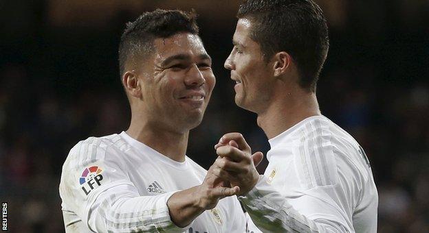 Casemiro and Ronaldo