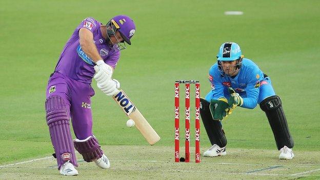 Colin Ingram playing for Hobart Hurricanes