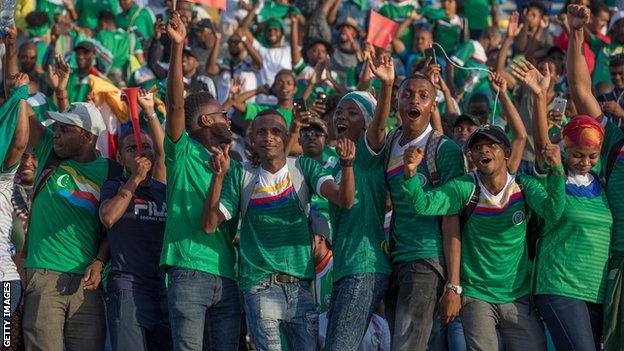 Comoros football fans