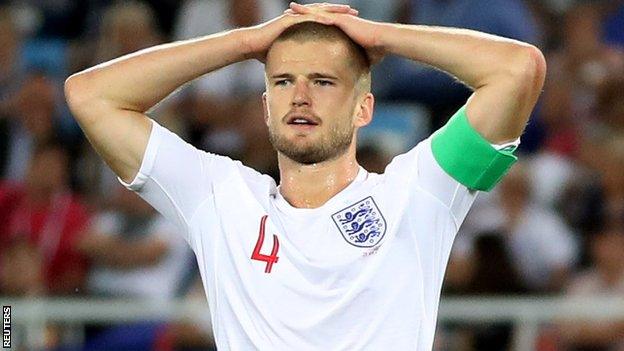 England midfielder Eric Dier