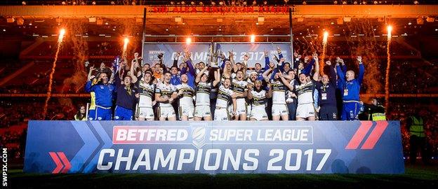 Super League's champions Leeds