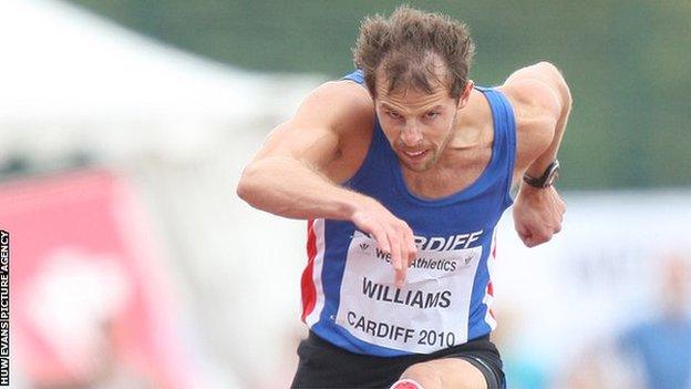 Hurdler Rhys Williams is the son of Wales and Lions great JJ Williams