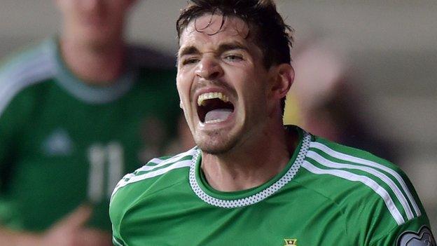 Kyle Lafferty scored a late equaliser for Northern Ireland