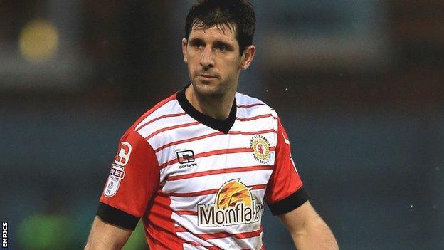 Crewe Alexandra midfielder Danny Hollands