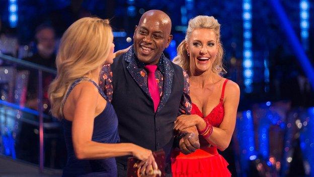 Ainsley Harriott and Natalie Lowe