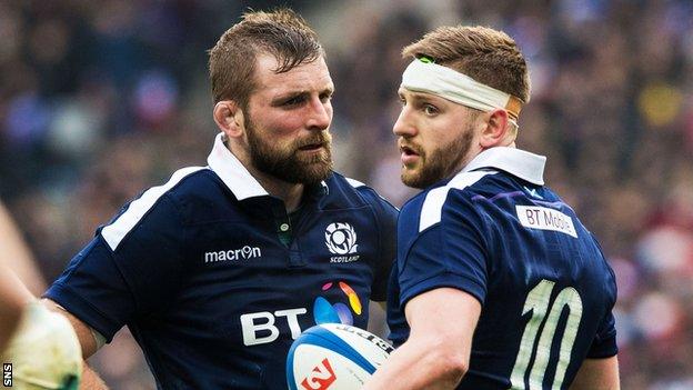 John Barclay and Finn Russell