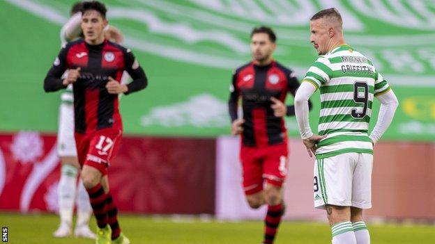 Griffiths says Celtic's defeat to St Mirren in January was a 'turning point' for him