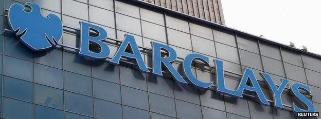 Barclays sign