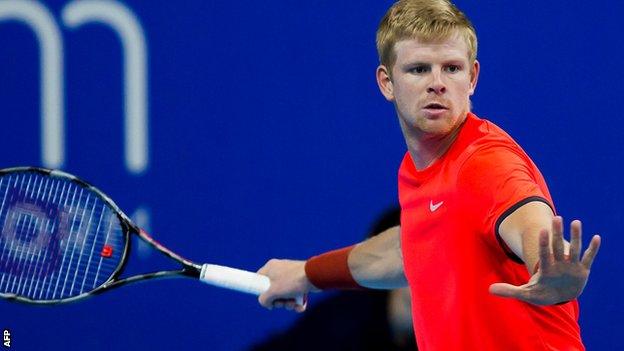 British number one Kyle Edmund in Antwerp