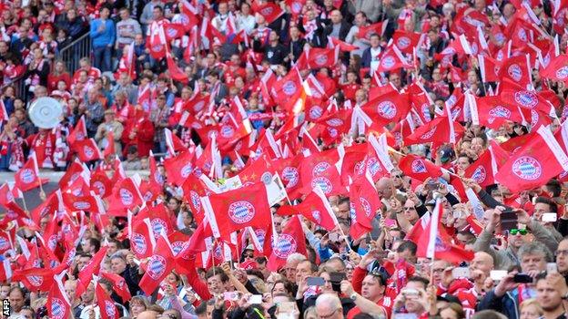 Bayern Munich crowd