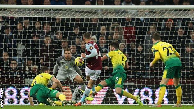 Conor Hourihane scores against Norwich