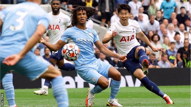 Son Heung-min scores