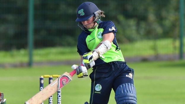 Clare Shillington scored 37 as Ireland were bowled out for 144