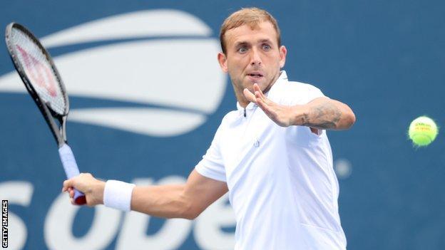 Dan Evans returns in US Open