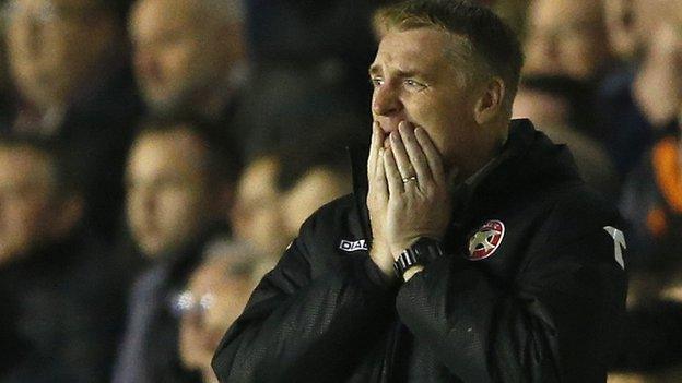 Walsall manager Dean Smith