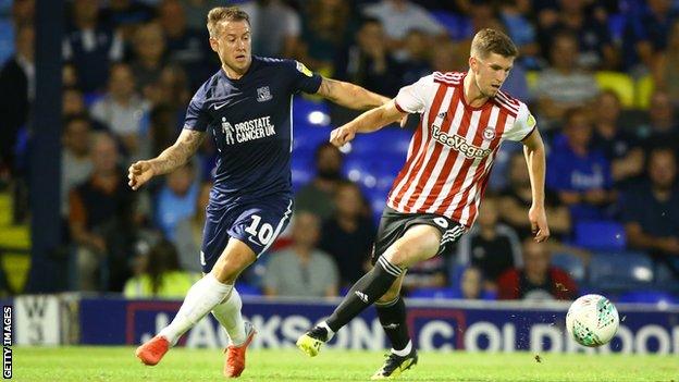 Brentford defender Chris Mepham