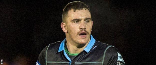 Glasgow Warriors back-row forward Adam Ashe