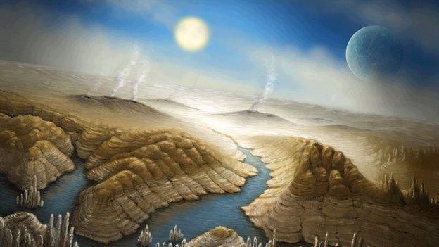 Kepler 452b artist impression