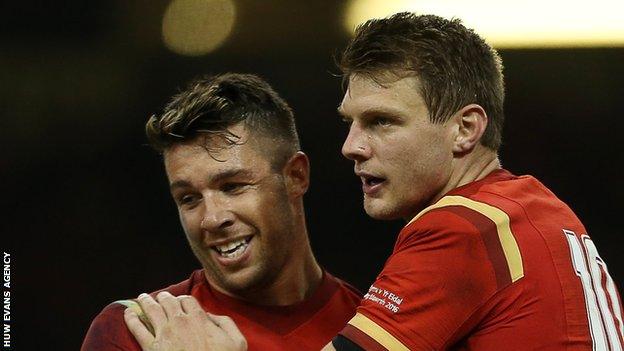 Rhys Webb and Dan Biggar