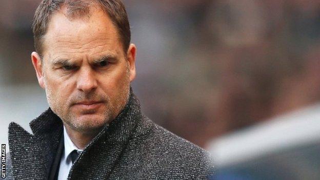 Ajax coach Frank De Boer