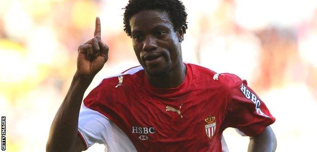 Mohamed Kallon in action for Monaco