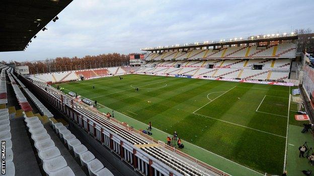 Rayo Vallecano's Vallecas ground