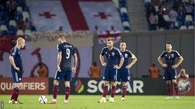 Scotland look shell-shocked in Georgia