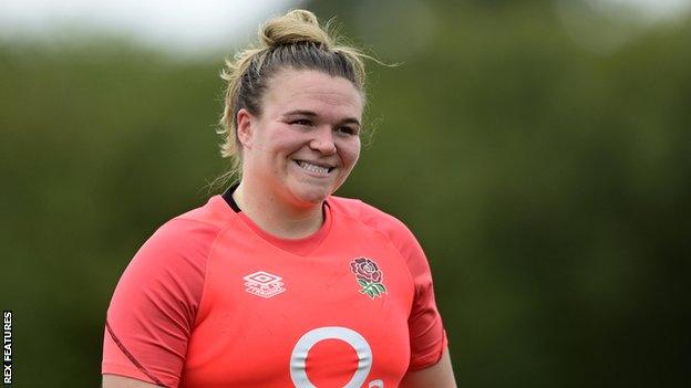 England prop Sarah Bern