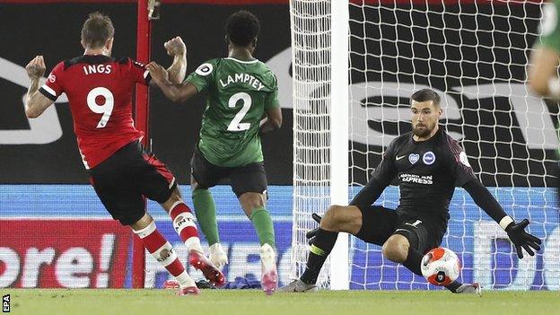 Danny Ings scores for SOuthampton