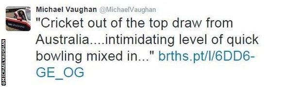 Michael Vaughan tweet