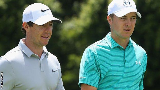 Rory McIlroy and Jordan Spieth