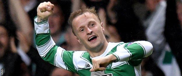 Celtic striker Leigh Griffiths