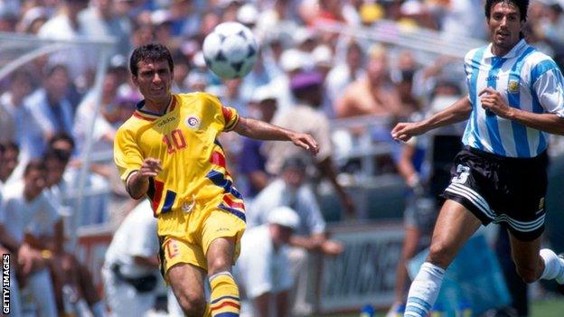 Gheorghe Hagi is a legend in Romania