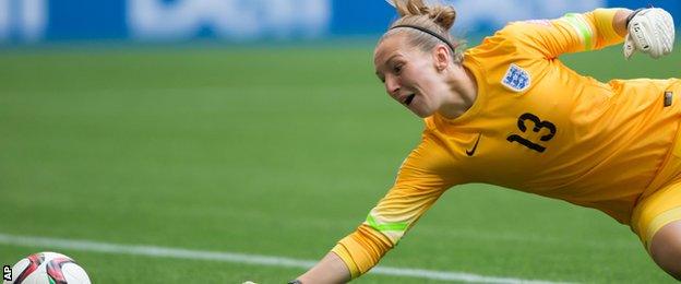 England keeper Siobhan Chamberlain