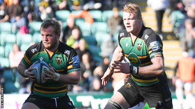 Northampton hooker Mike Haywood