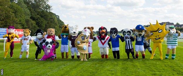 SPFL Mascot Race 2018