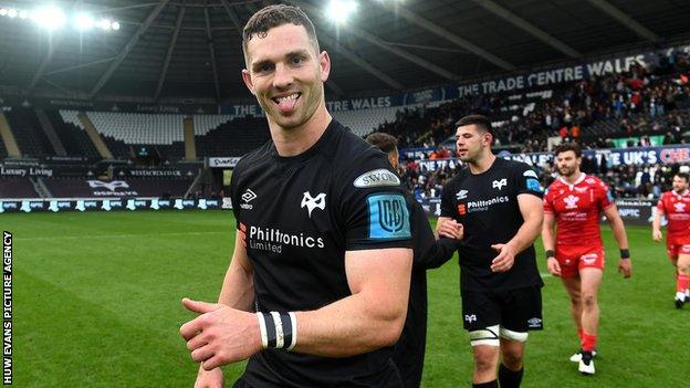 George North has played 102 internationals for Wales