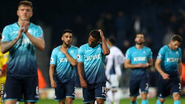 Swansea suffer another away loss