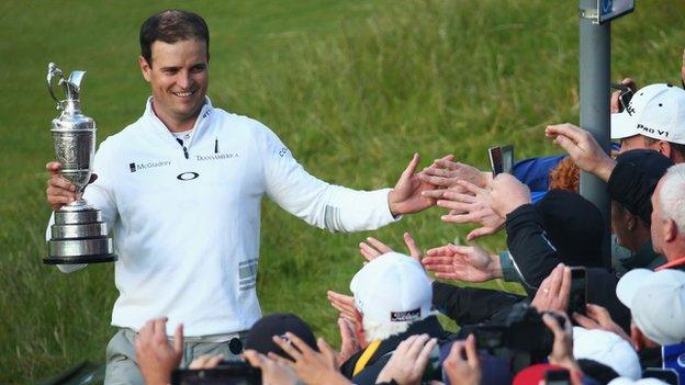 Zach Johnson (left)