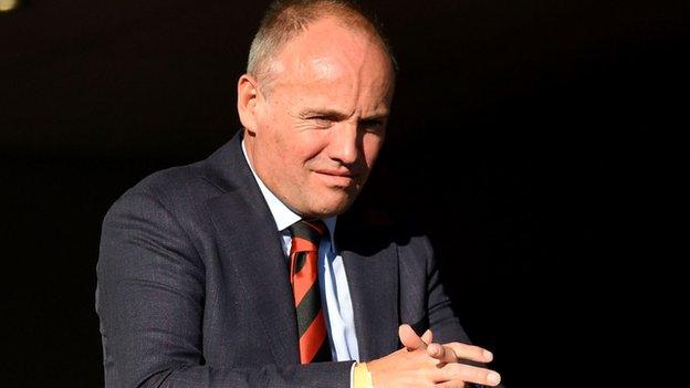 David Buttress took over as Dragons chairman in 2017