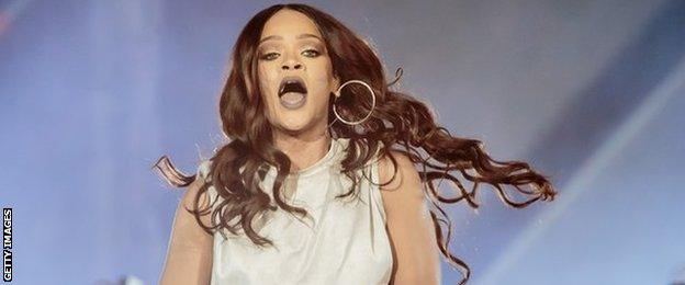 Music superstar Rihanna recorded her 2011 hit 'We Found Love' in Belfast