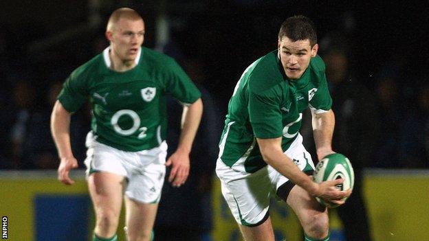 Sexton in action against Fiji in 2009