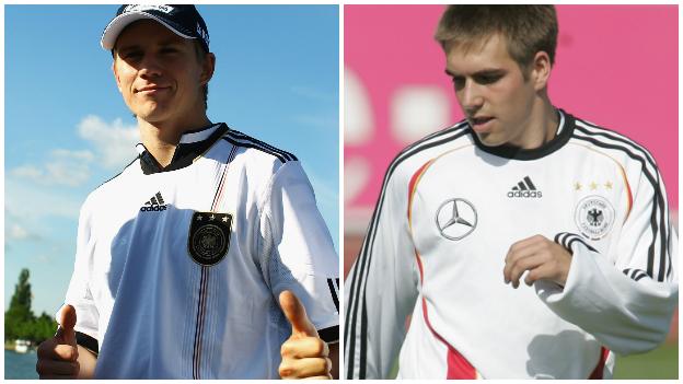 Nico Hulkenberg and Philipp Lahm