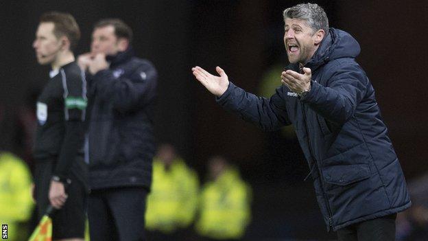 Motherwell manager Stephen Robinson