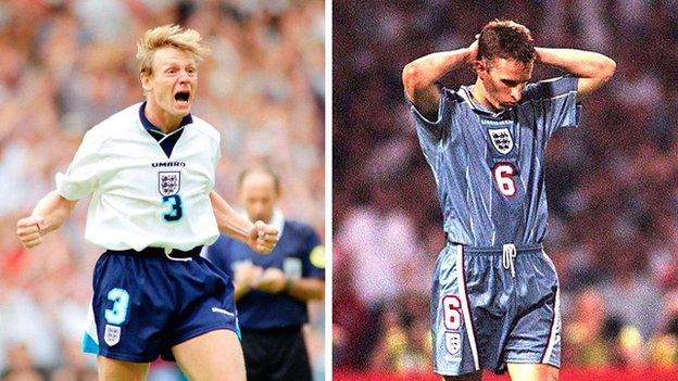 Stuart Pearce and Gareth Southgate