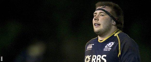 Robin Hislop playing for Scotland Club XV