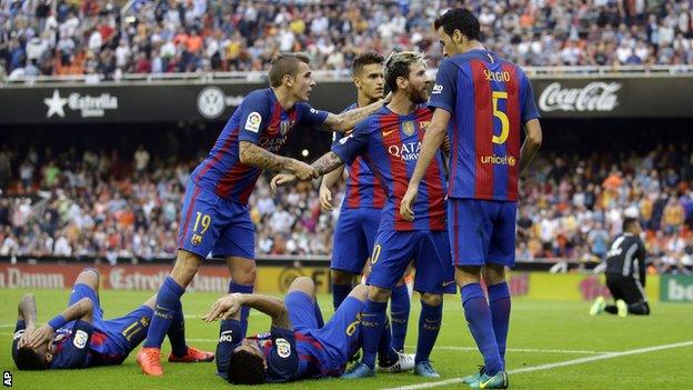 Barcelona celebrate